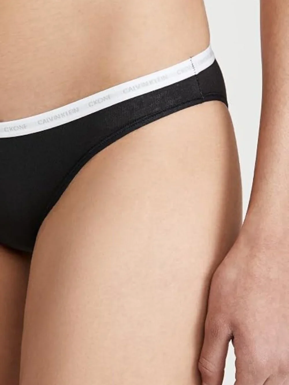 New Calvin Klein Cotton Bikini Panty - 3 Pack - Black - Size Medium